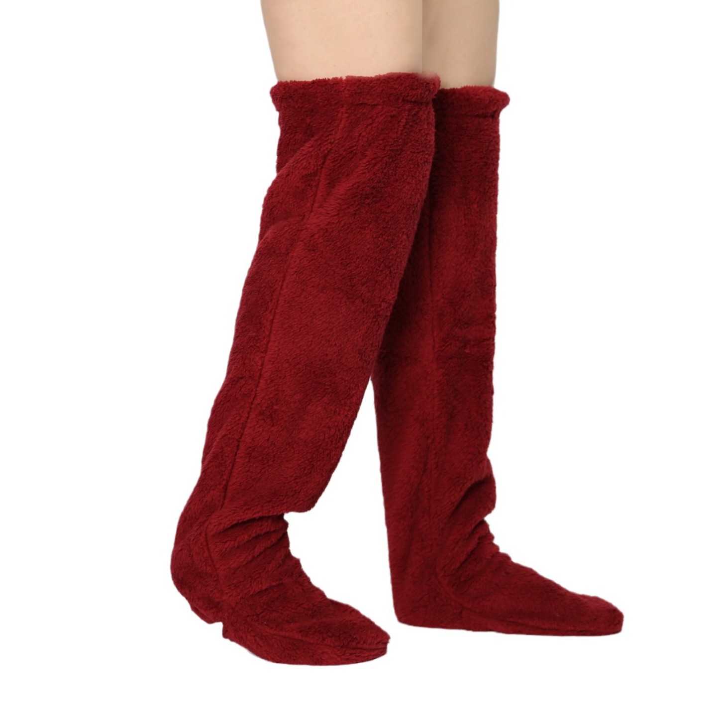 Plush Over Knee Fleece Socks
