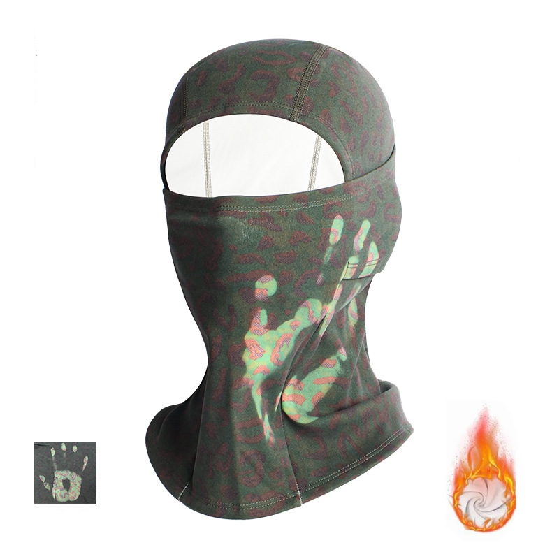 Temperature Sensitive Color Changing Ski Balaclava