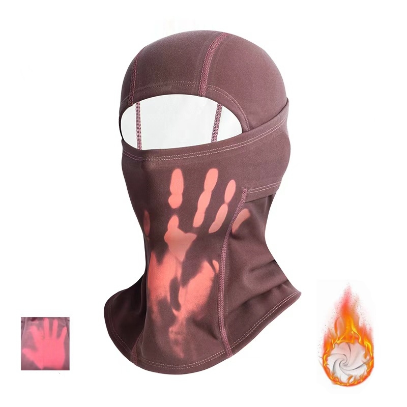 Temperature Sensitive Color Changing Ski Balaclava