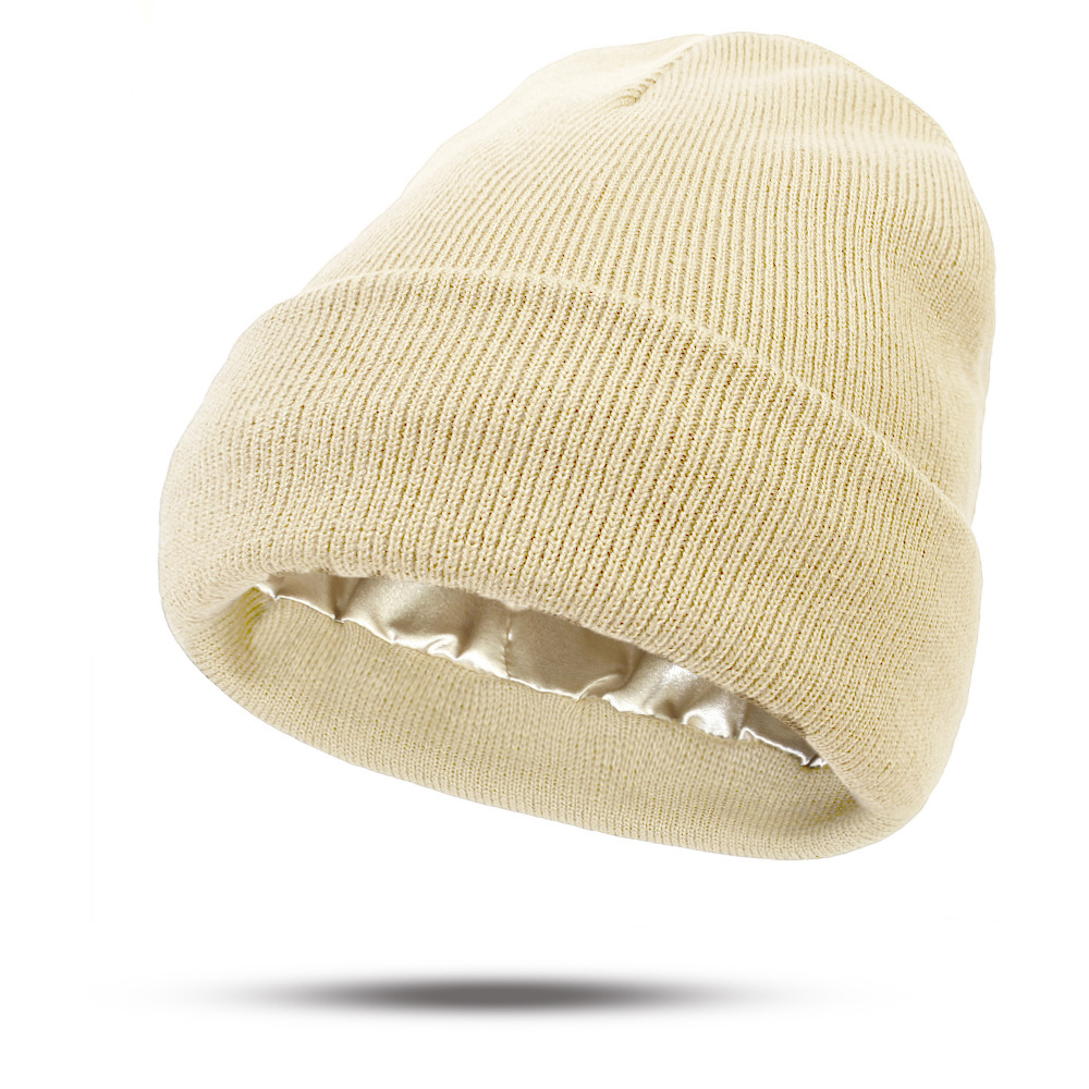 Anti-Frizz Satin Lined Beanie