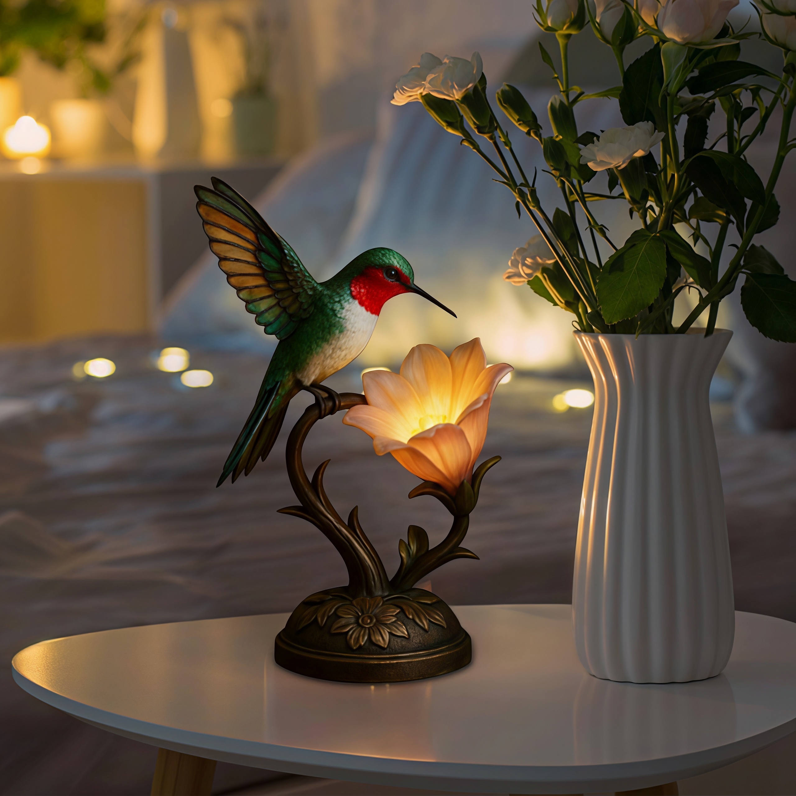 Hummingbird Blossom Night Light