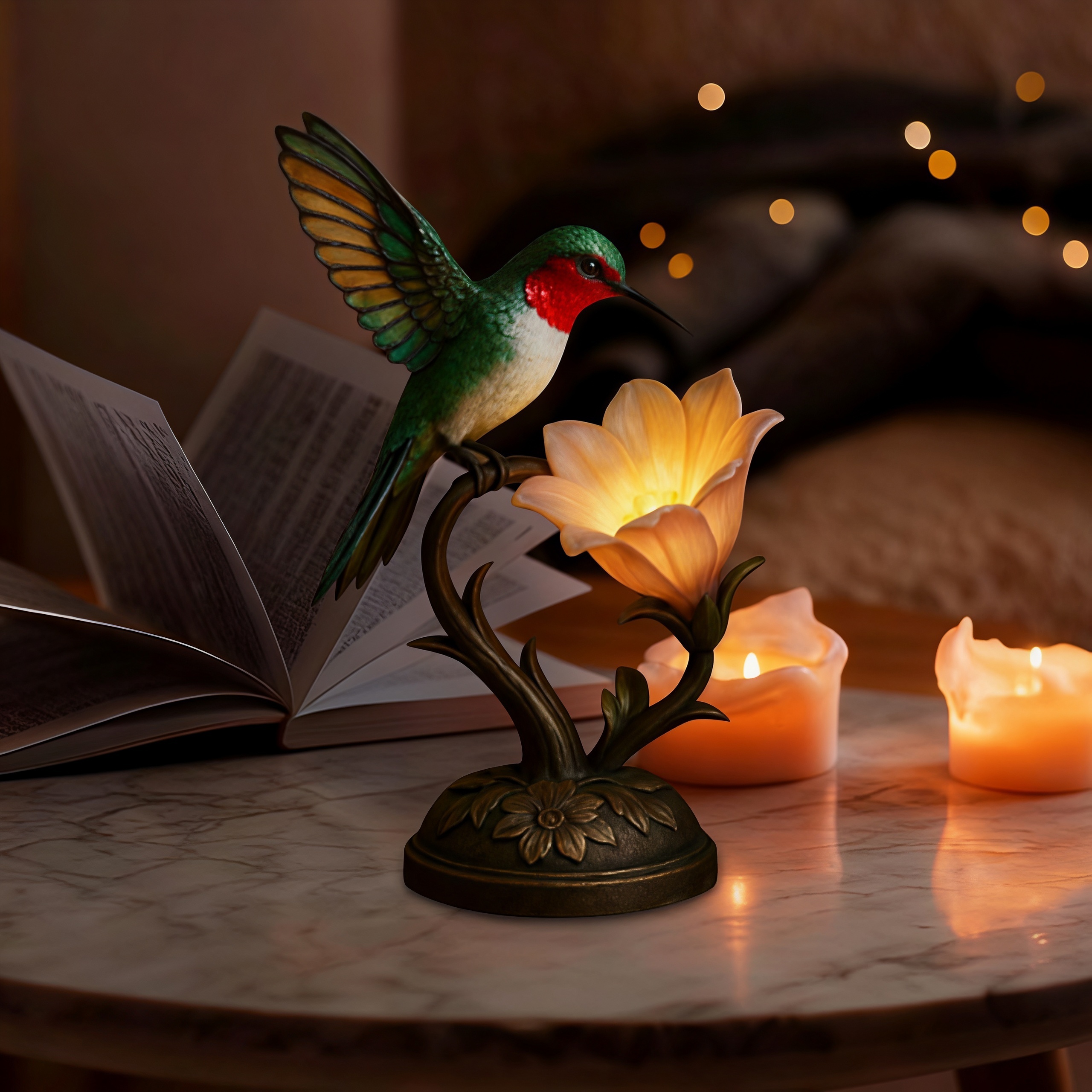 Hummingbird Blossom Night Light