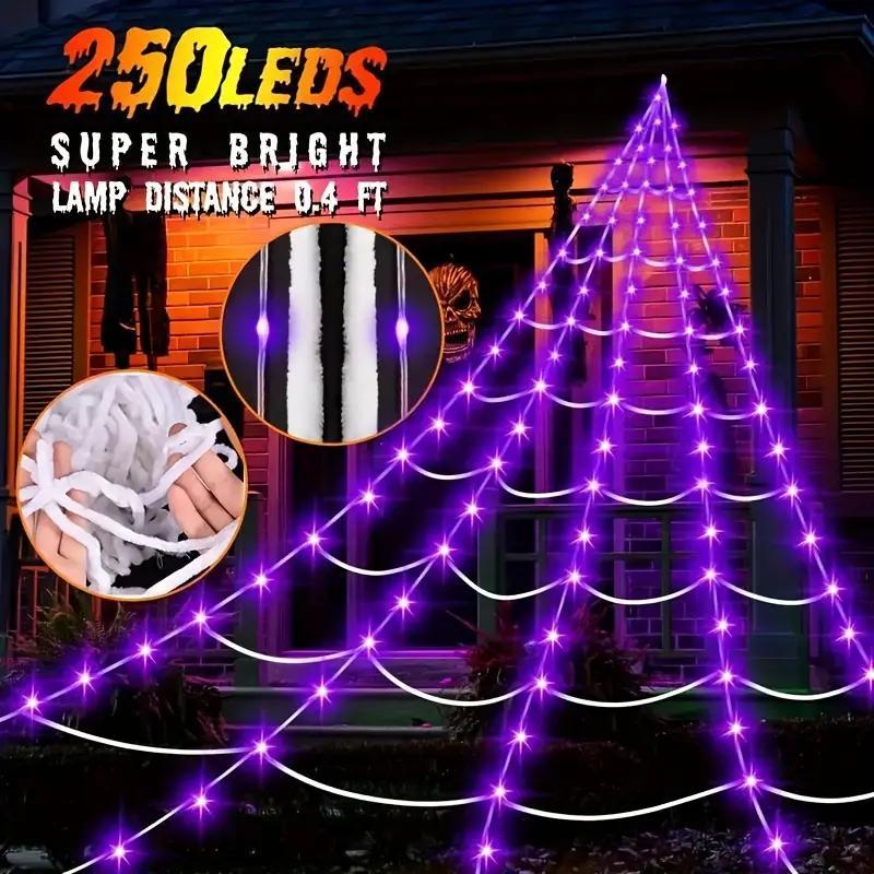 Purple Star Waterfall Hanging Light