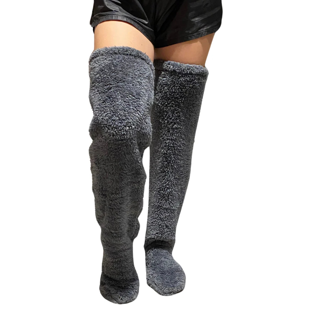 Plush Over Knee Fleece Socks
