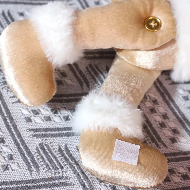 Christmas Plush Curtain Tiebacks