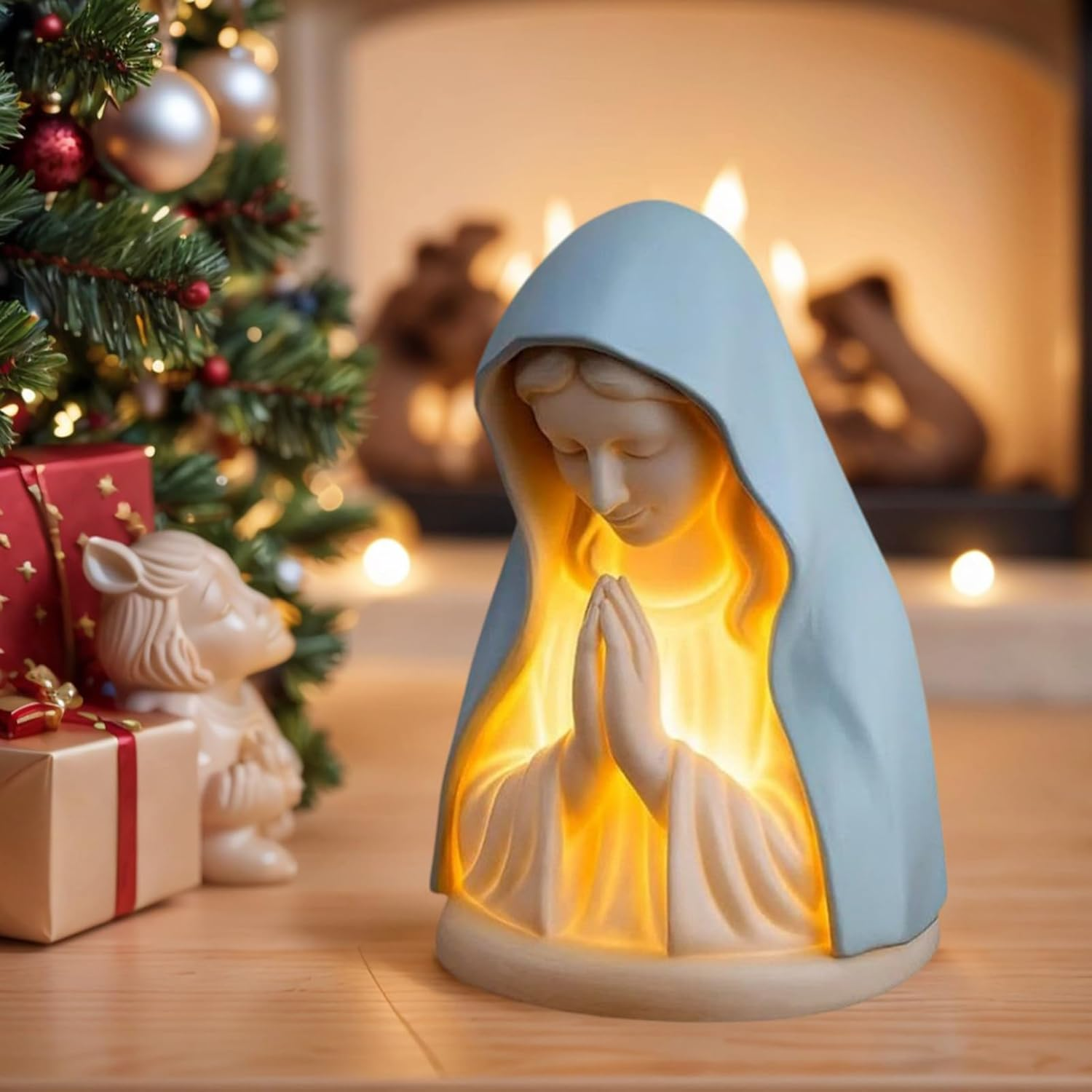 Christmas Blessing Prayer Night Light