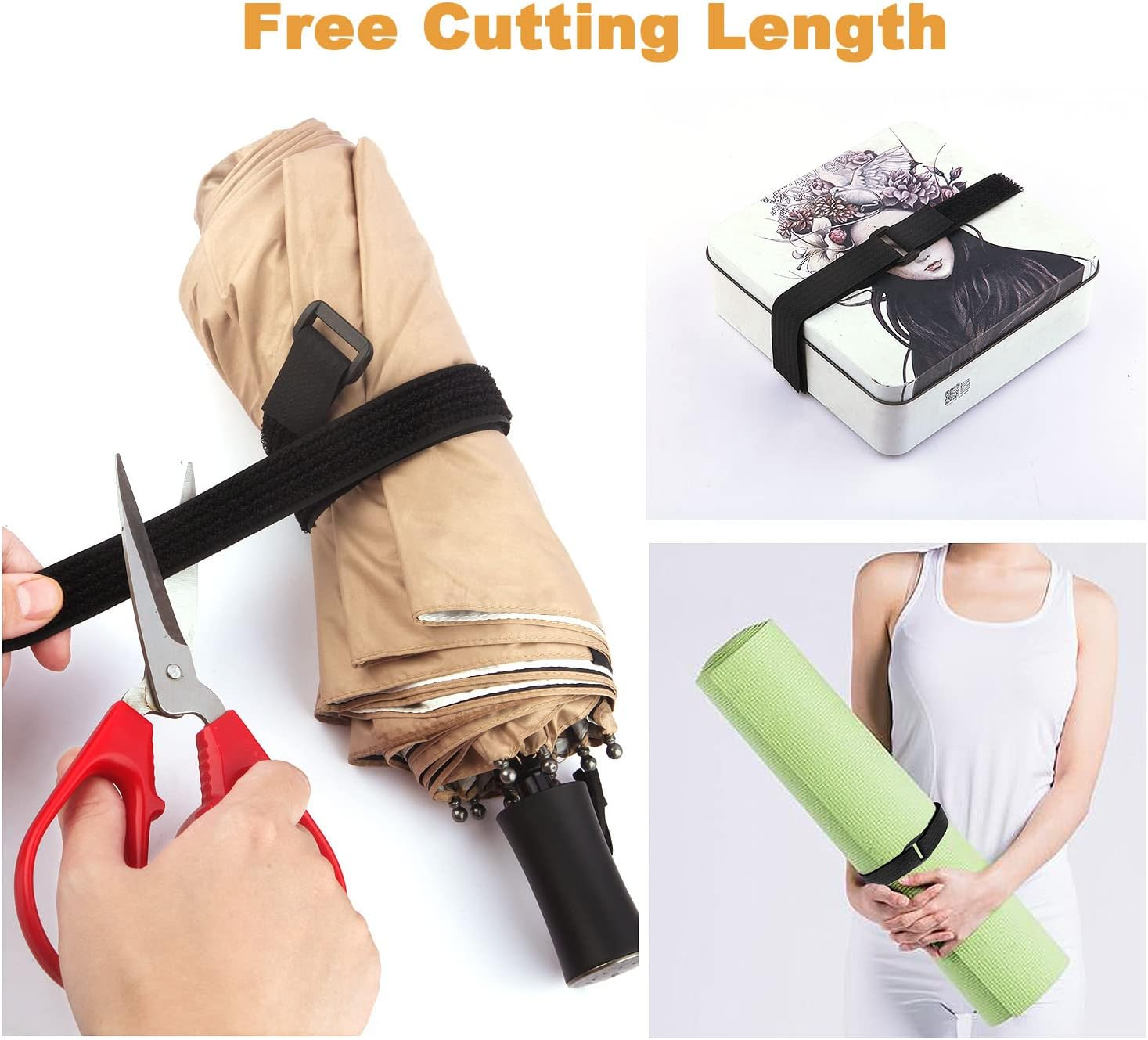 16Ft Adjustable Cable Straps with Buckles