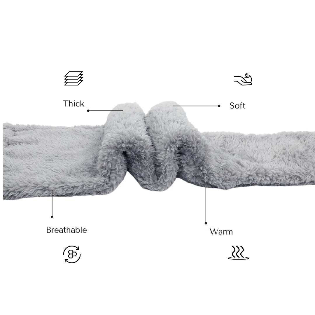 Plush Over Knee Fleece Socks