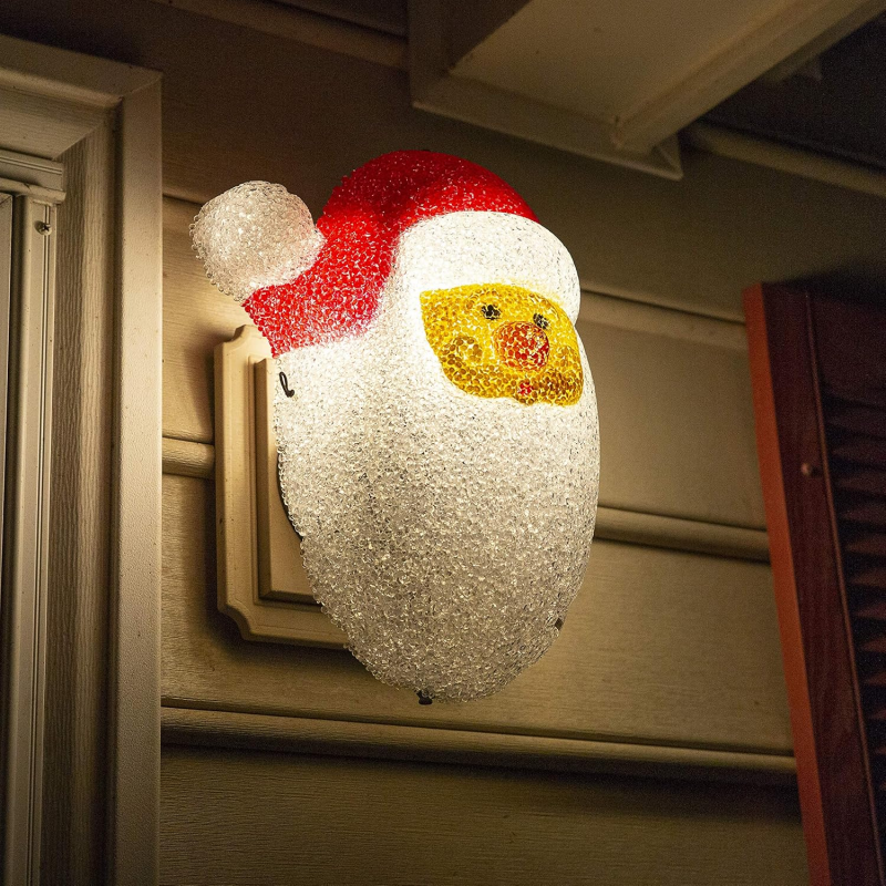 Christmas Santa Porch Light Cover