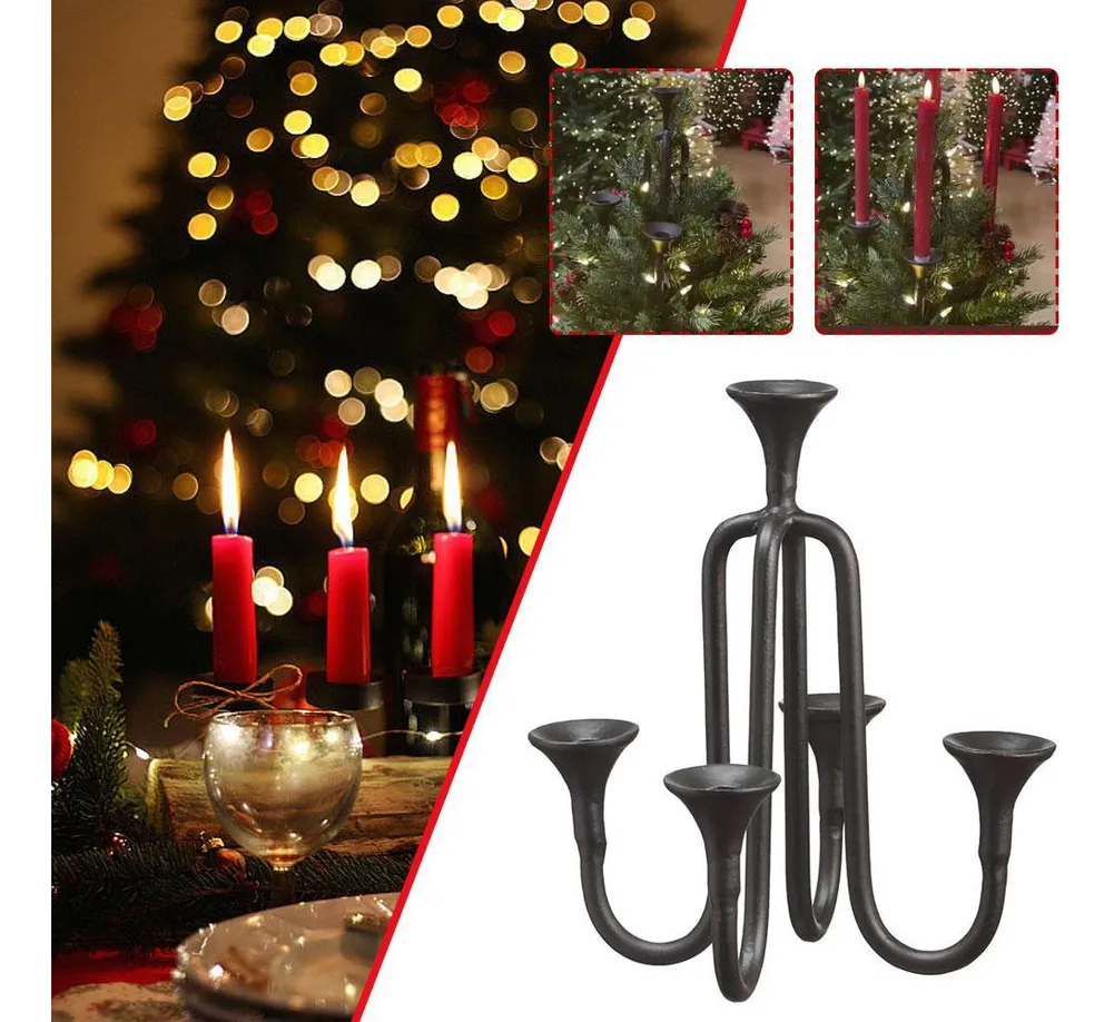 Vintage Christmas Tree Candelabra Topper