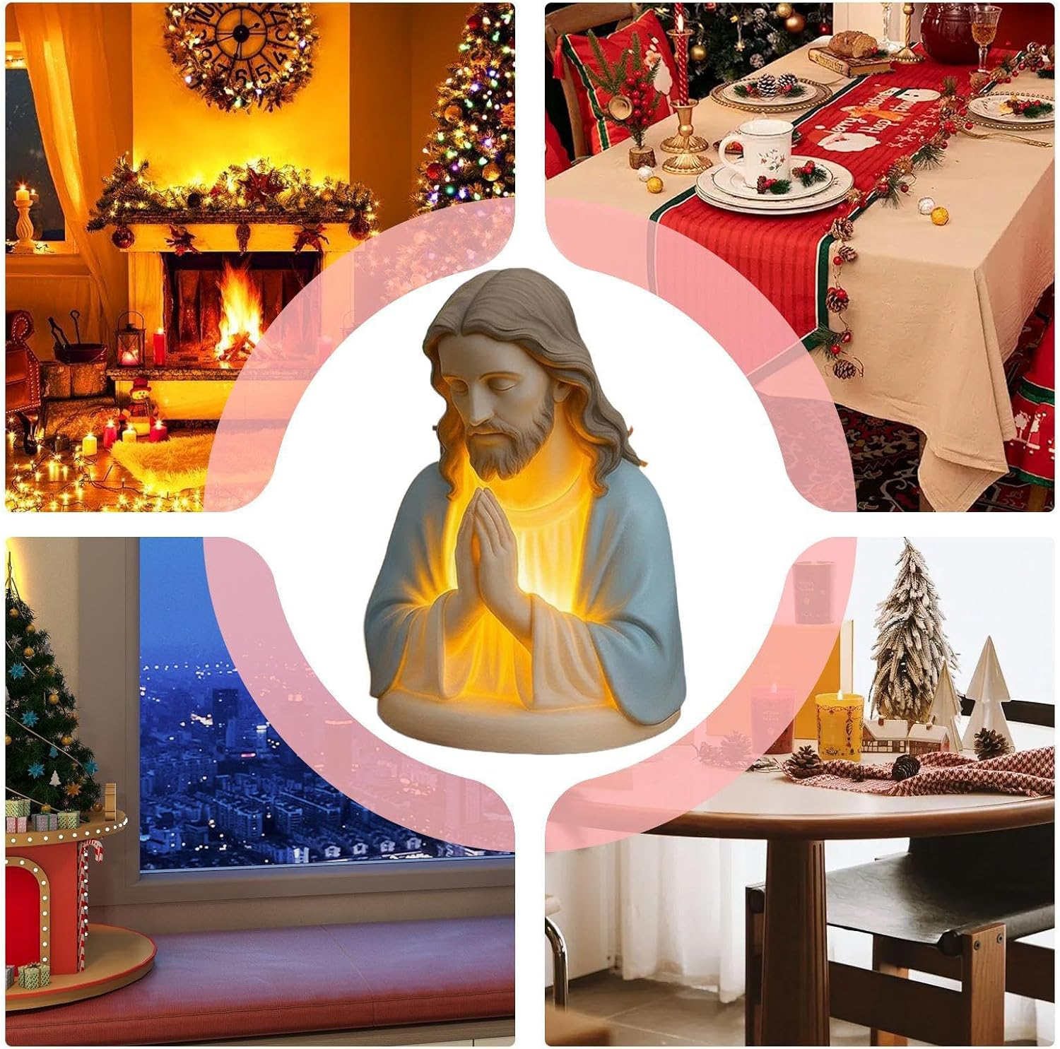 Christmas Blessing Prayer Night Light