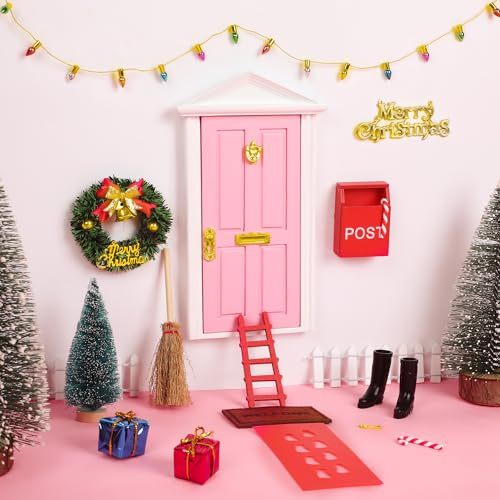 DIY Christmas Elf Fairy Door Kit