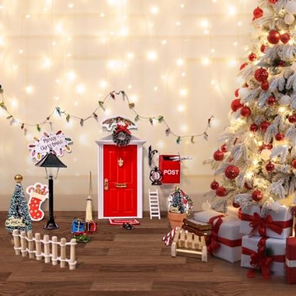 DIY Christmas Elf Fairy Door Kit