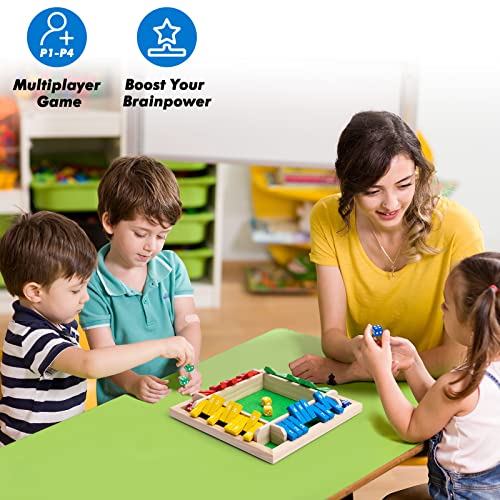 Classic Wooden Dice Game, Christmas Game Night Essential