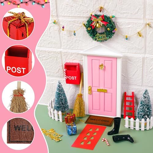 DIY Christmas Elf Fairy Door Kit