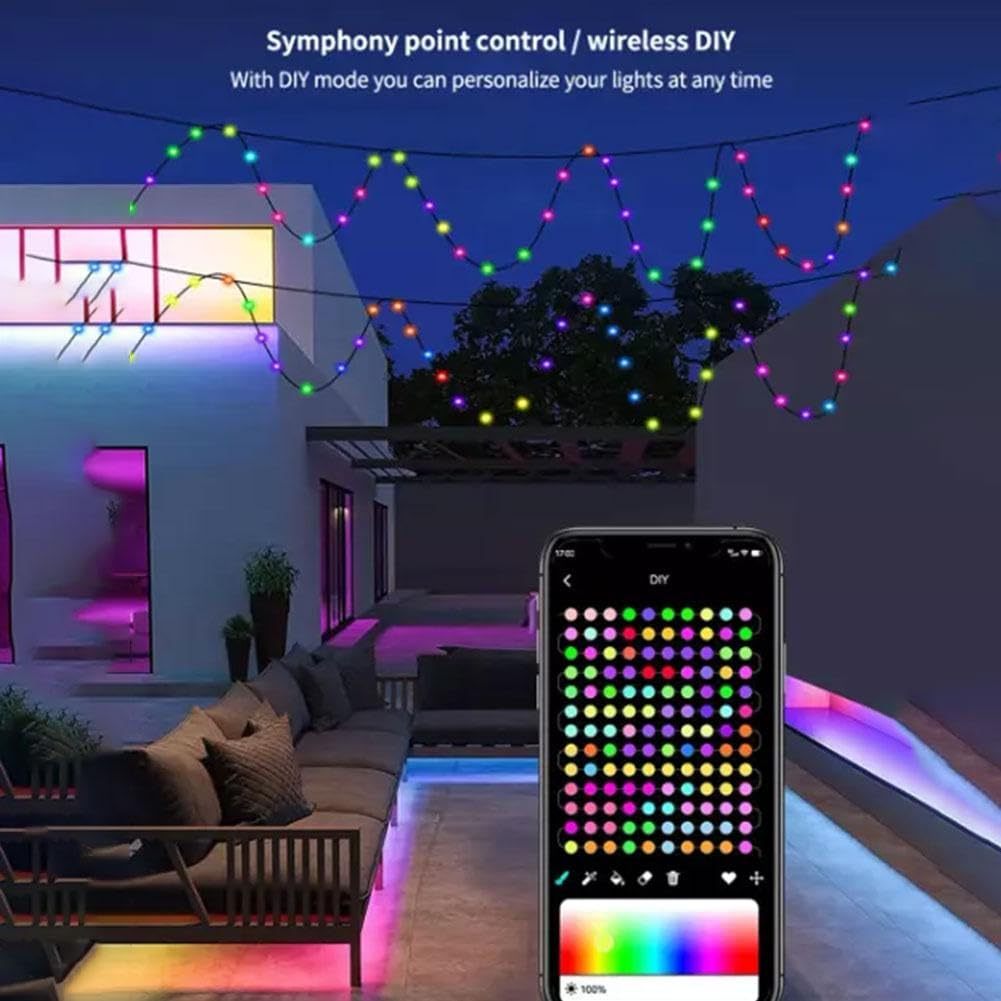 Smart DIY Rainbow Ambient Outdoor Light Strip