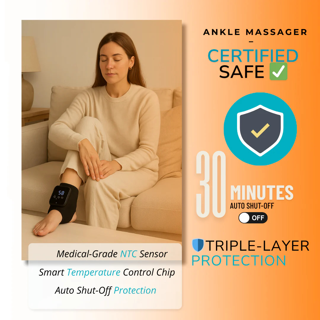 Heel and Ankle Heated Therapy Brace