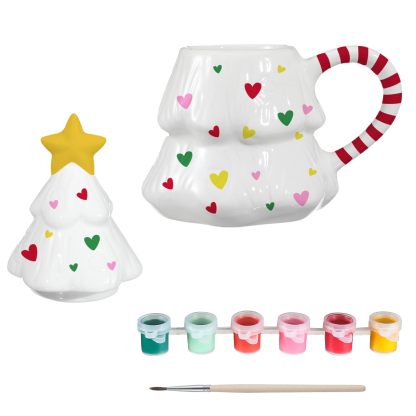 Paint Your Own Christmas Tree Coffee Mug
