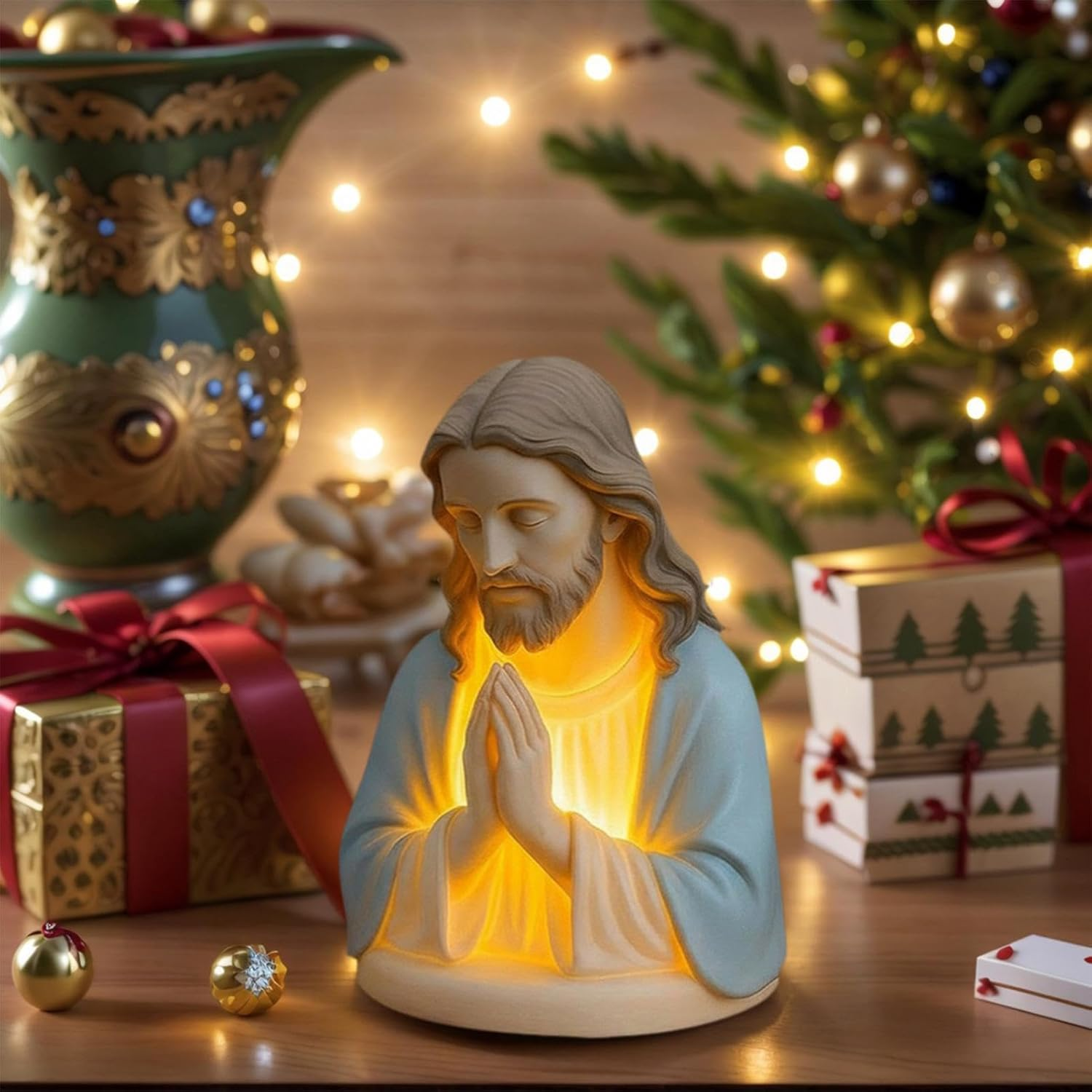 Christmas Blessing Prayer Night Light