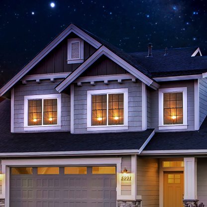 6 Pcs Window Candles with Sensor, Ivory LED Tapers