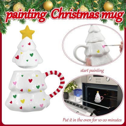 Paint Your Own Christmas Tree Coffee Mug