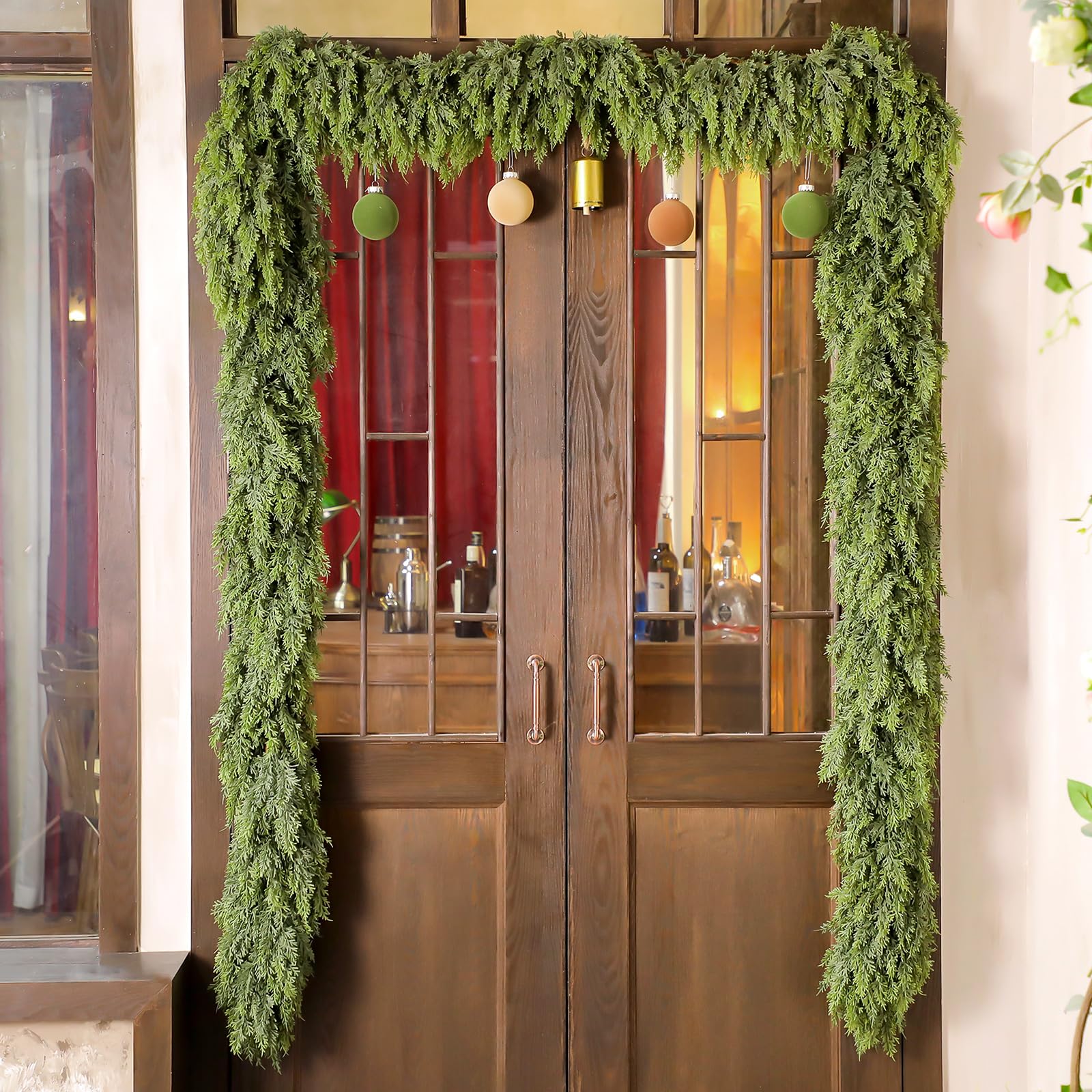 6ft Artificial Christmas Cedar Garland