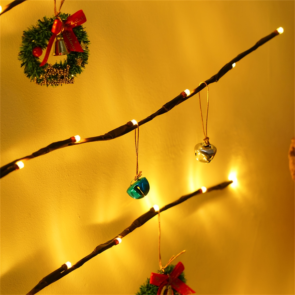 5.2ft Lighted Christmas Wall Tree