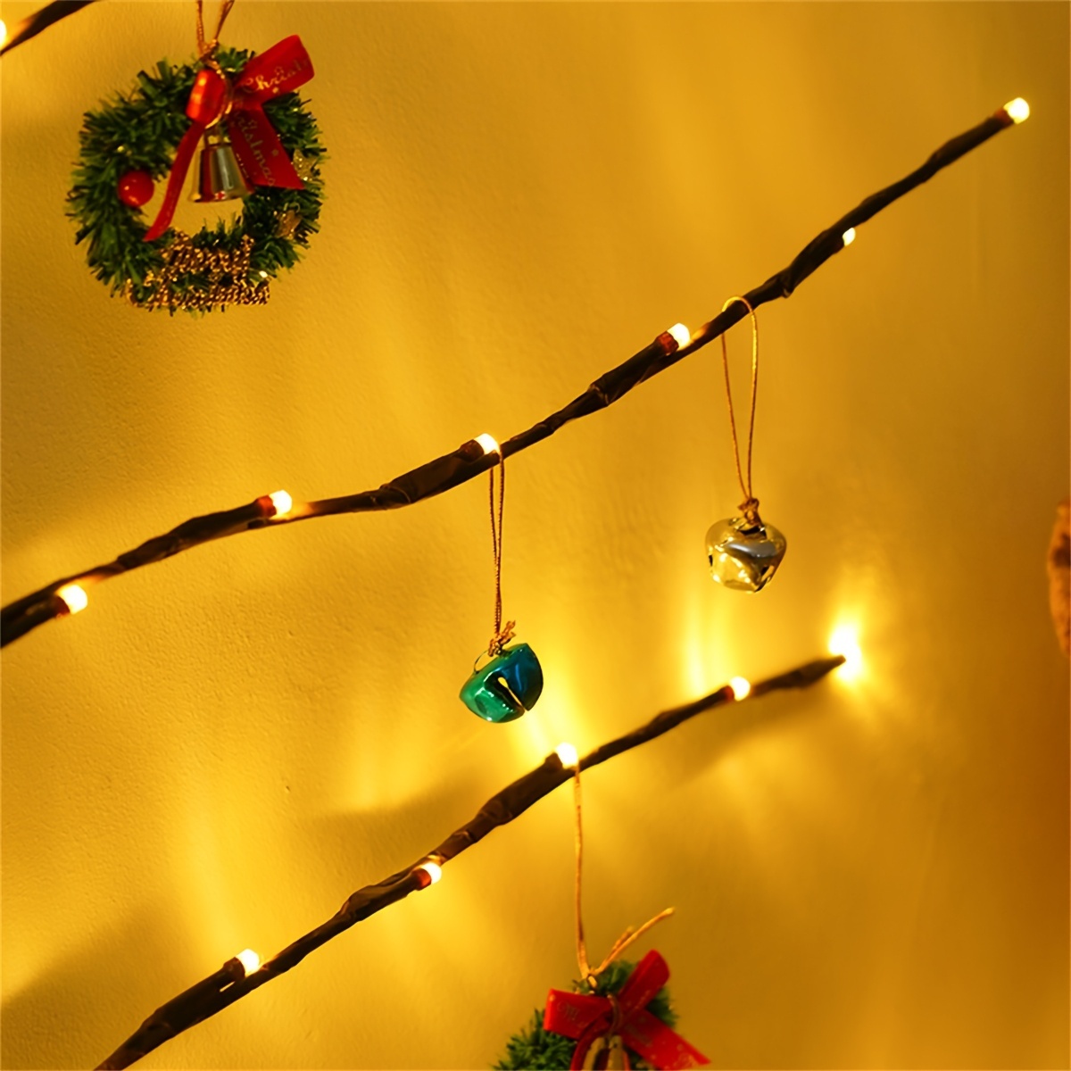 5.2ft Lighted Christmas Wall Tree