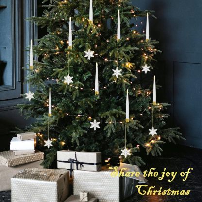 6Pcs LED Candles with Remote Timer and Hanging Hooks