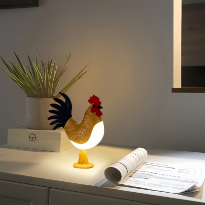 3-Color Rooster LED Night Light