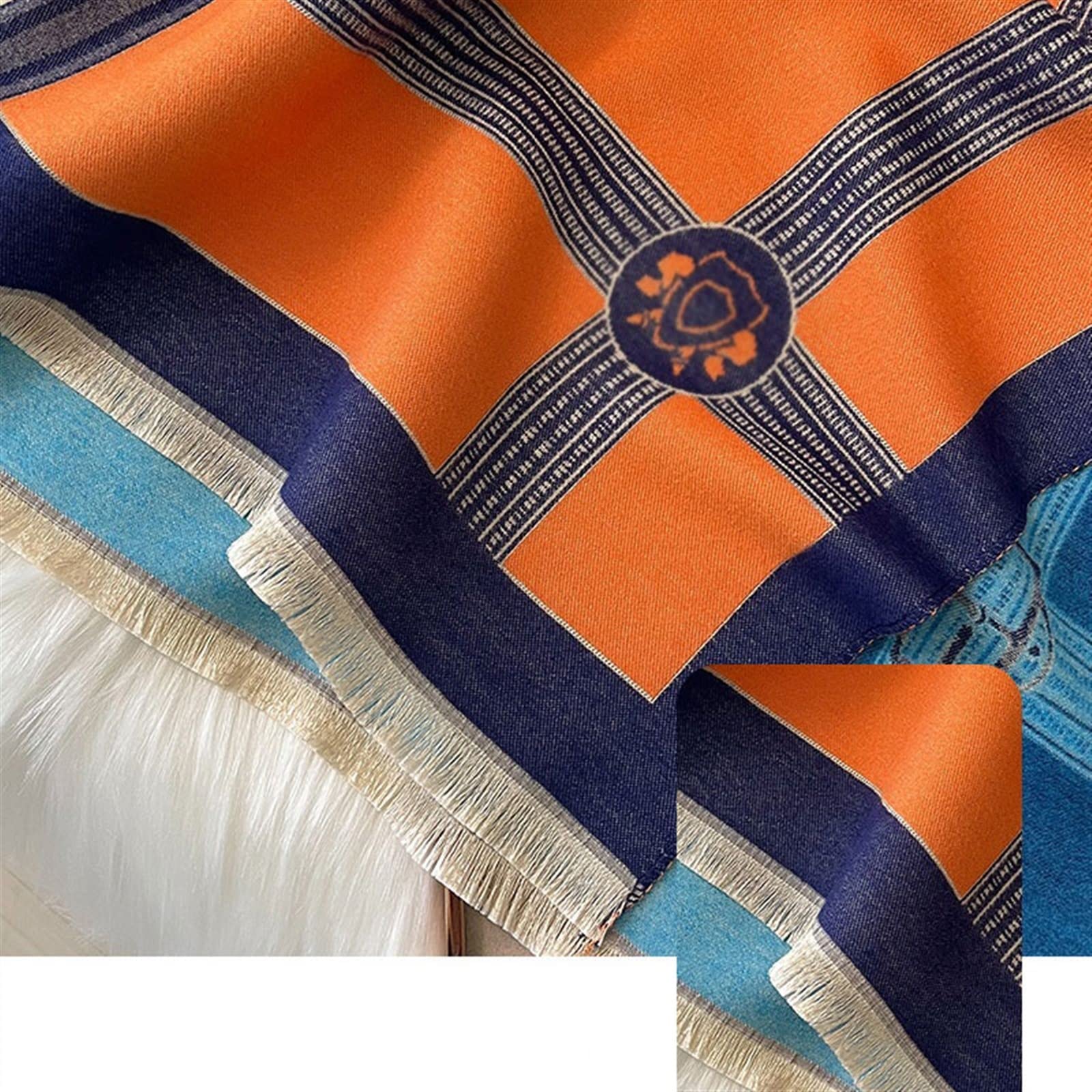 Equestrian-Inspired Cashmere Feel Scarf