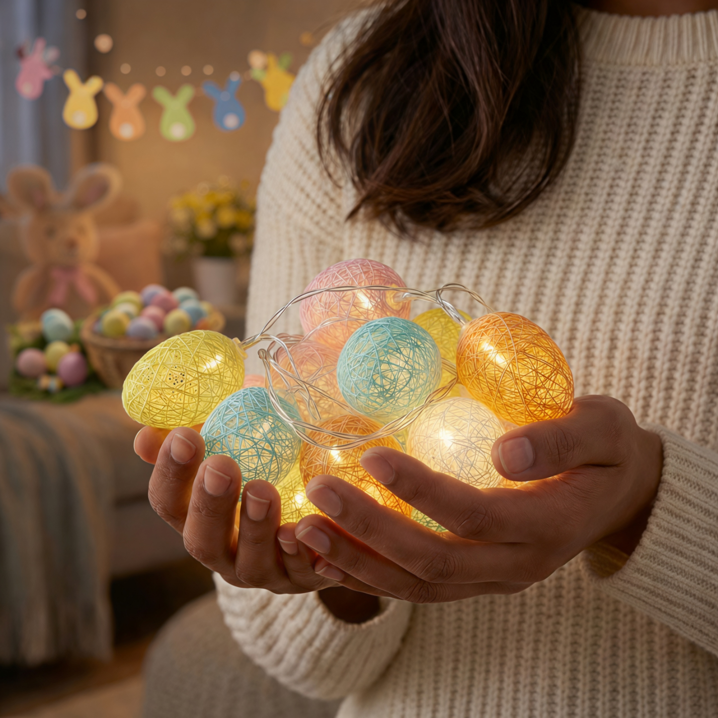 Easter Egg Decorative String Lights