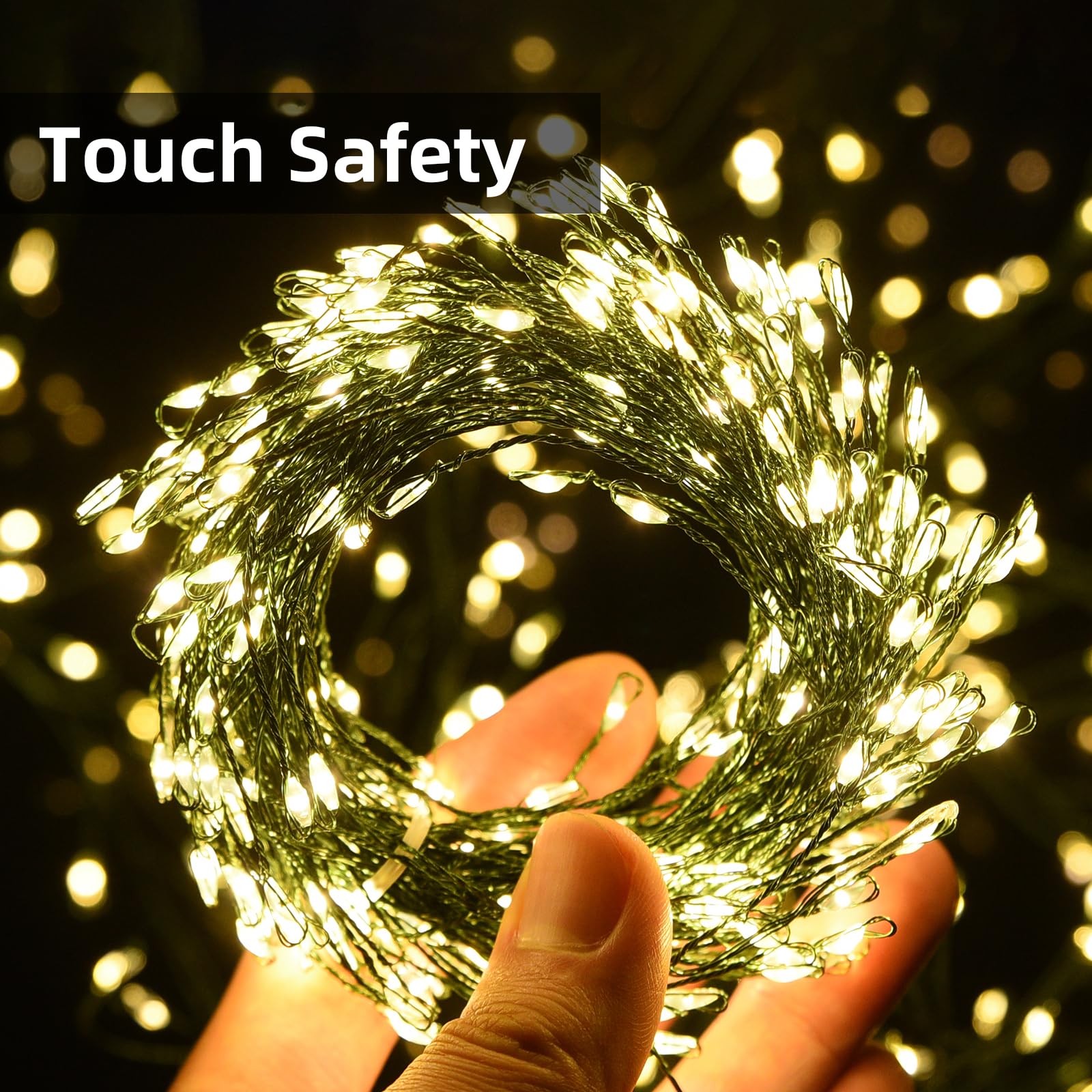 32.8FT 300 LED Fairy String Lights with Remote