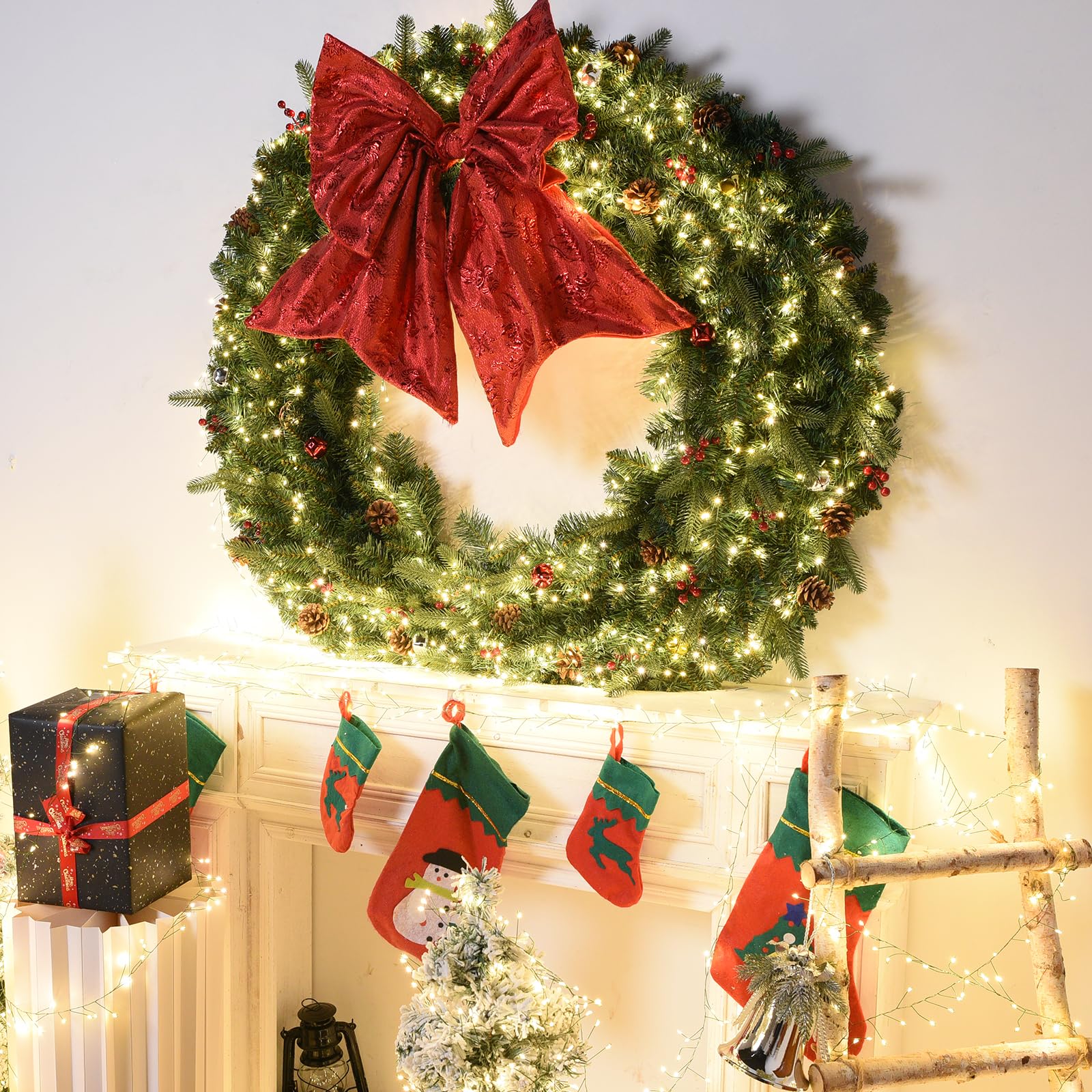 32.8FT 300 LED Fairy String Lights with Remote