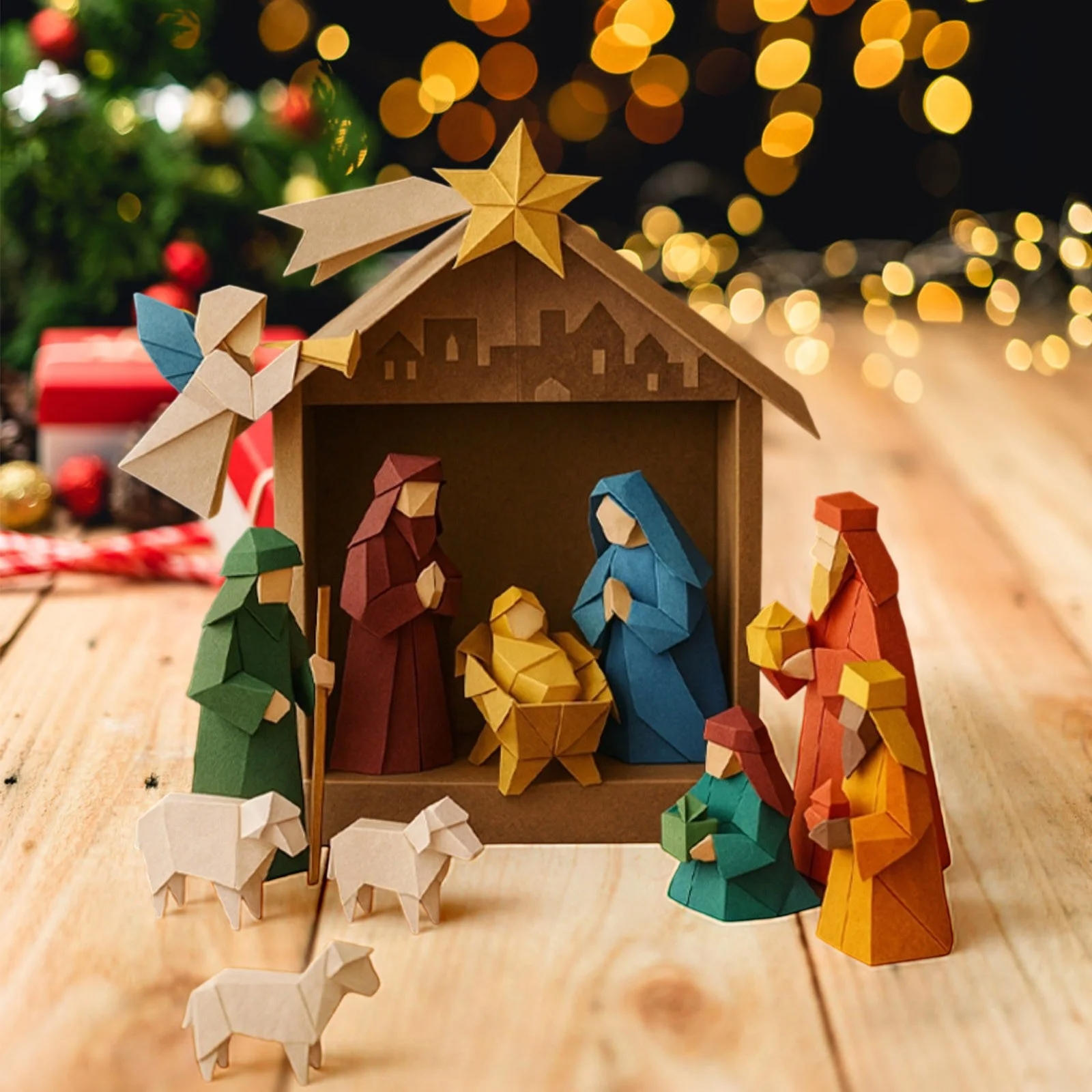 Christmas Origami Nativity Craft Kit
