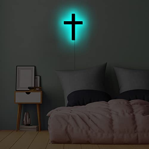 LED Christian Cross Wall Décor