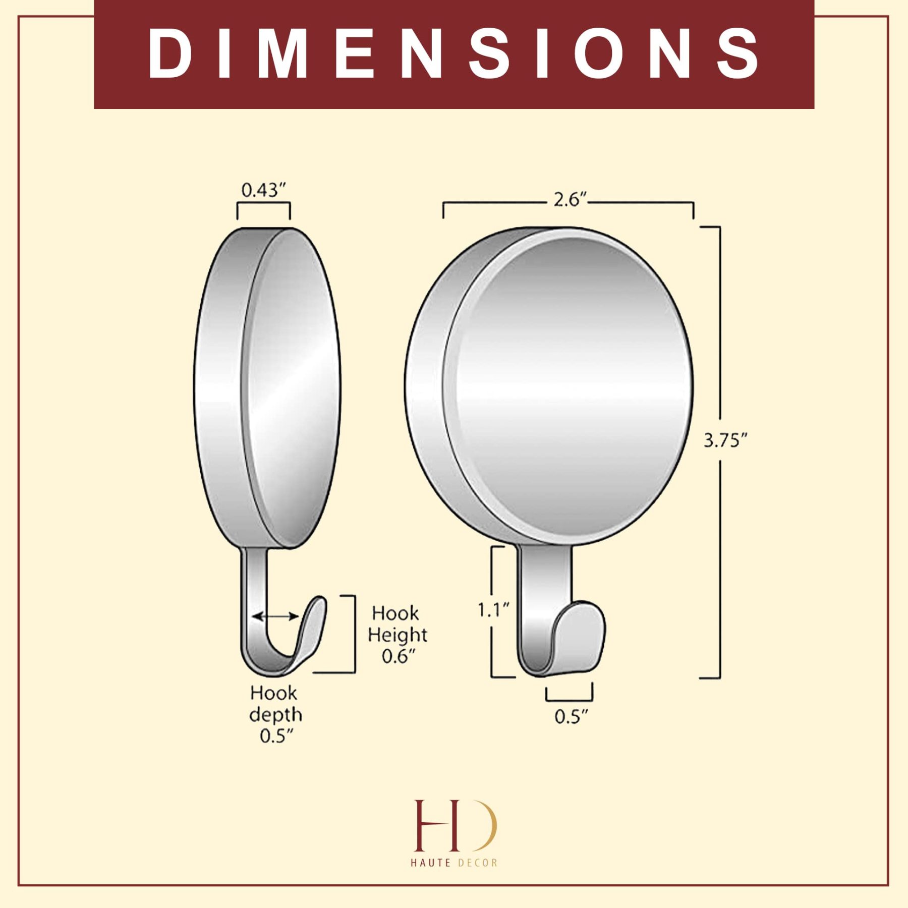 Set of 2 Attract Magnetic Christmas Wreaths Hanger