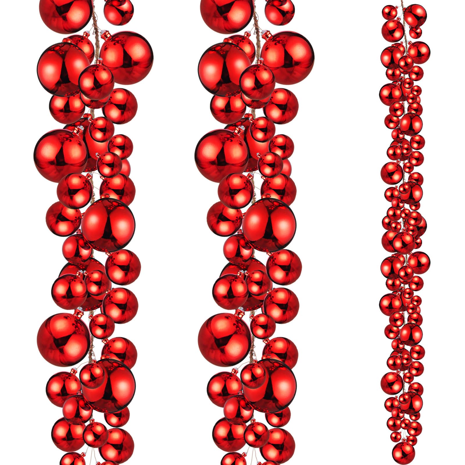 6FT Christmas Ball Ornament Garland