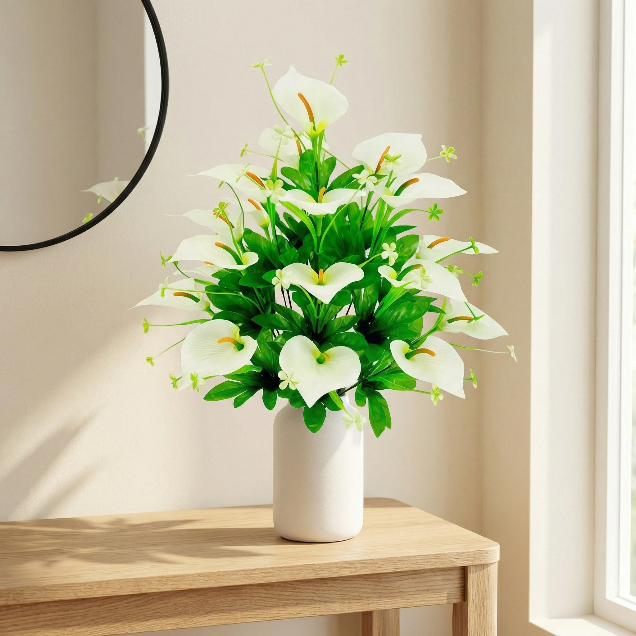 18-Head Calla Lily Artificial Bouquet Stem