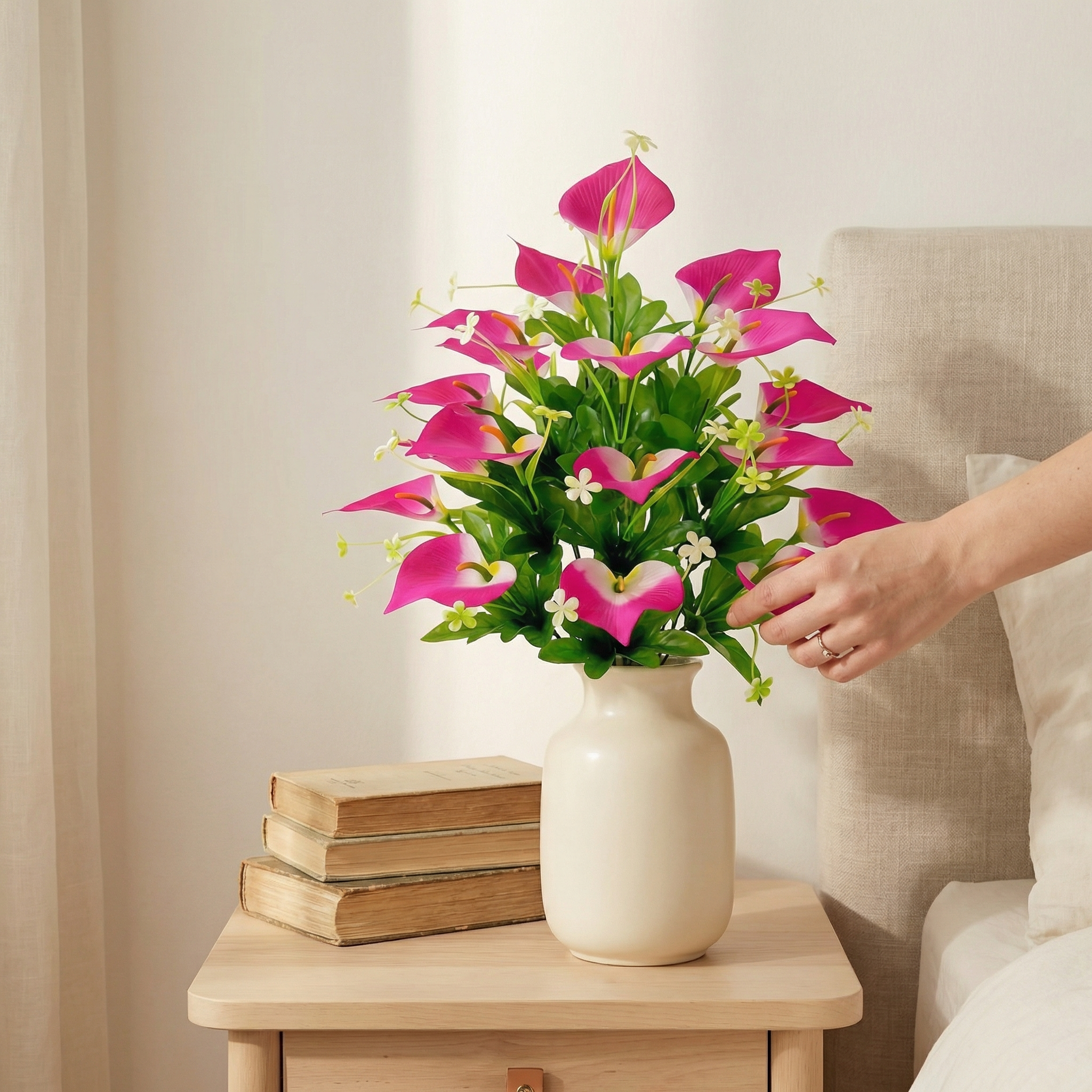 18-Head Calla Lily Artificial Bouquet Stem