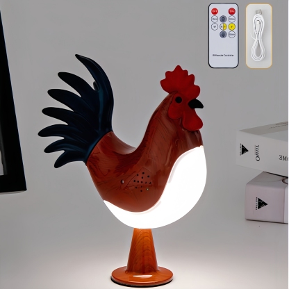 3-Color Rooster LED Night Light