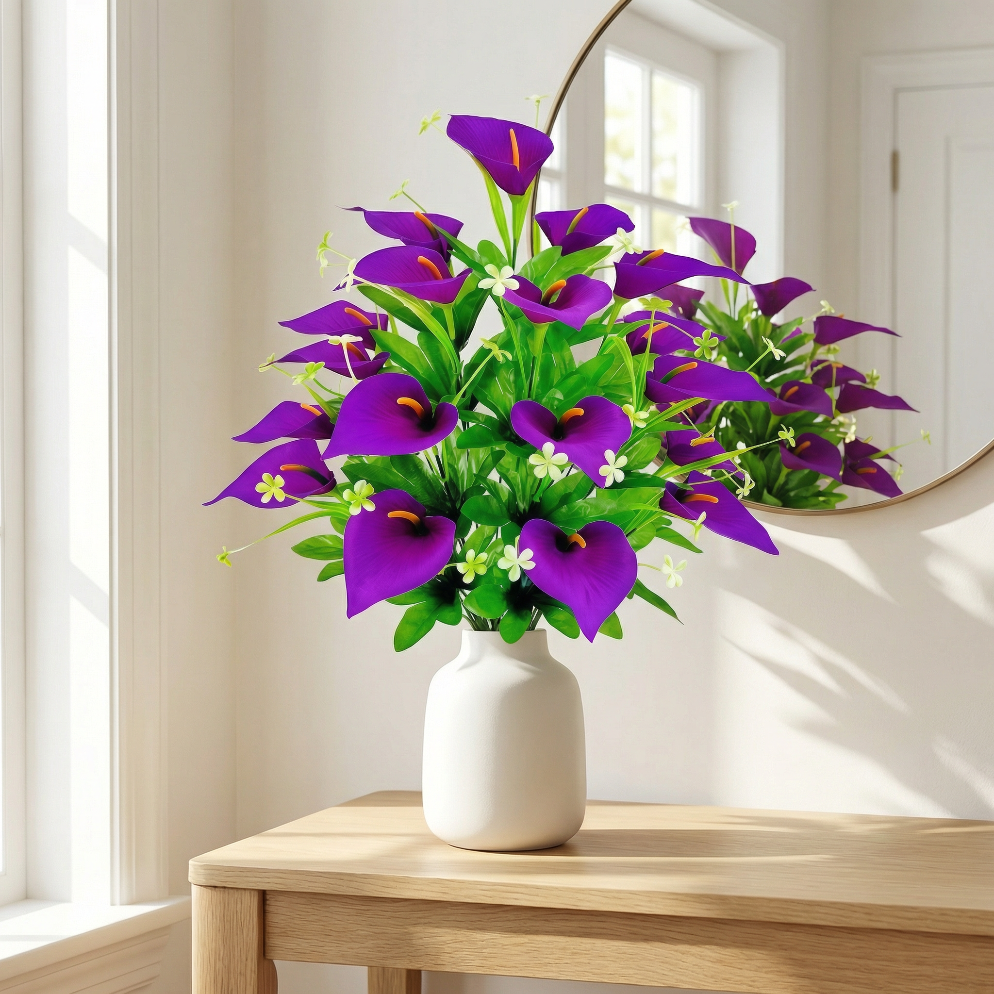 18-Head Calla Lily Artificial Bouquet Stem