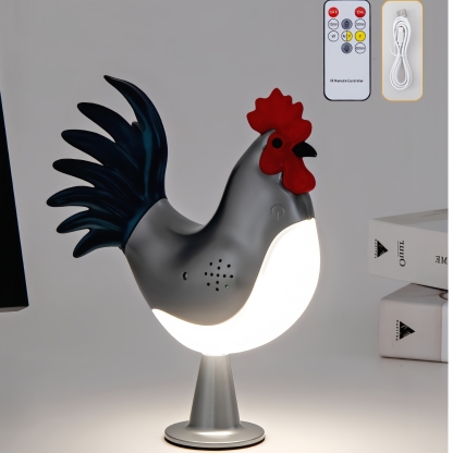 3-Color Rooster LED Night Light