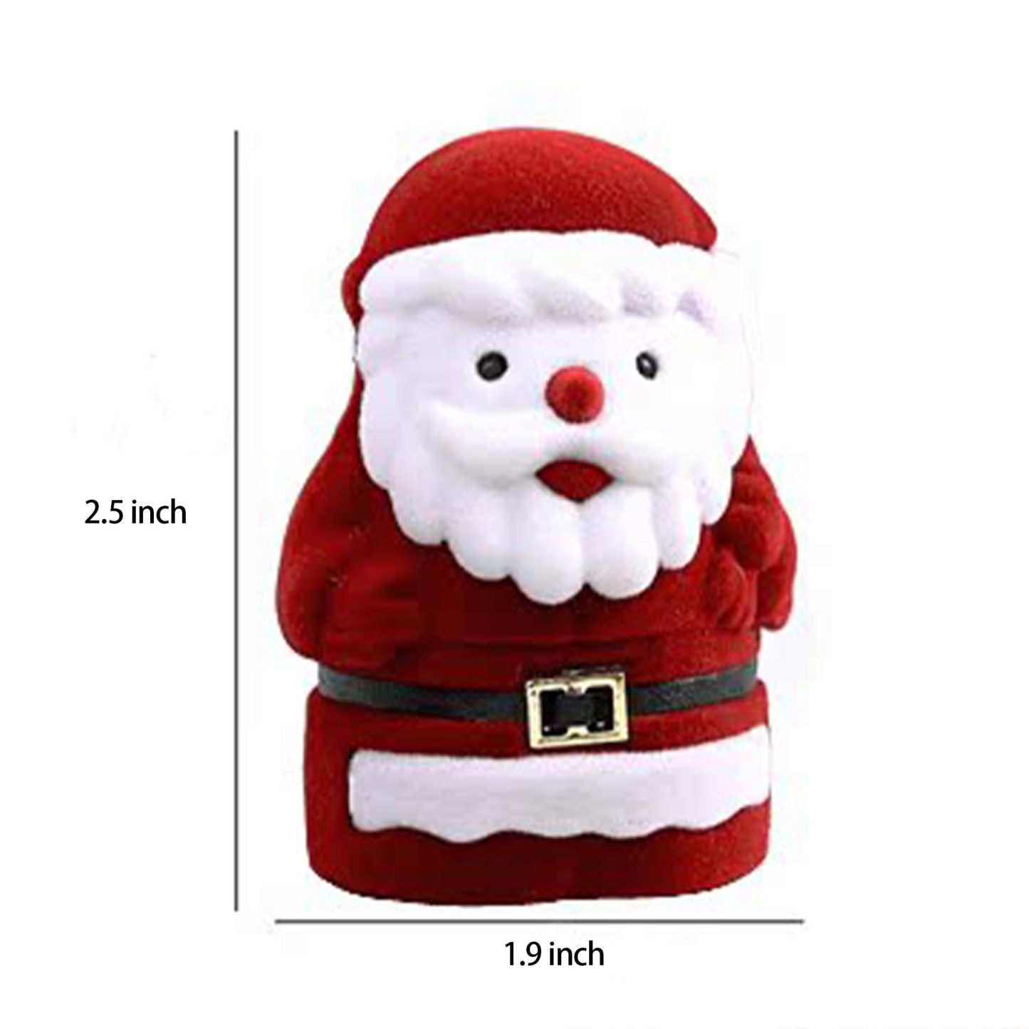Adorable Santa Claus Christmas Jewelry Box