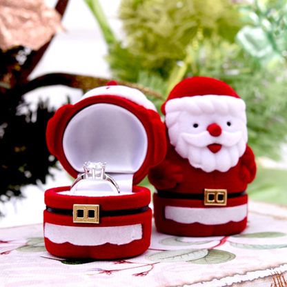 Adorable Santa Claus Christmas Jewelry Box