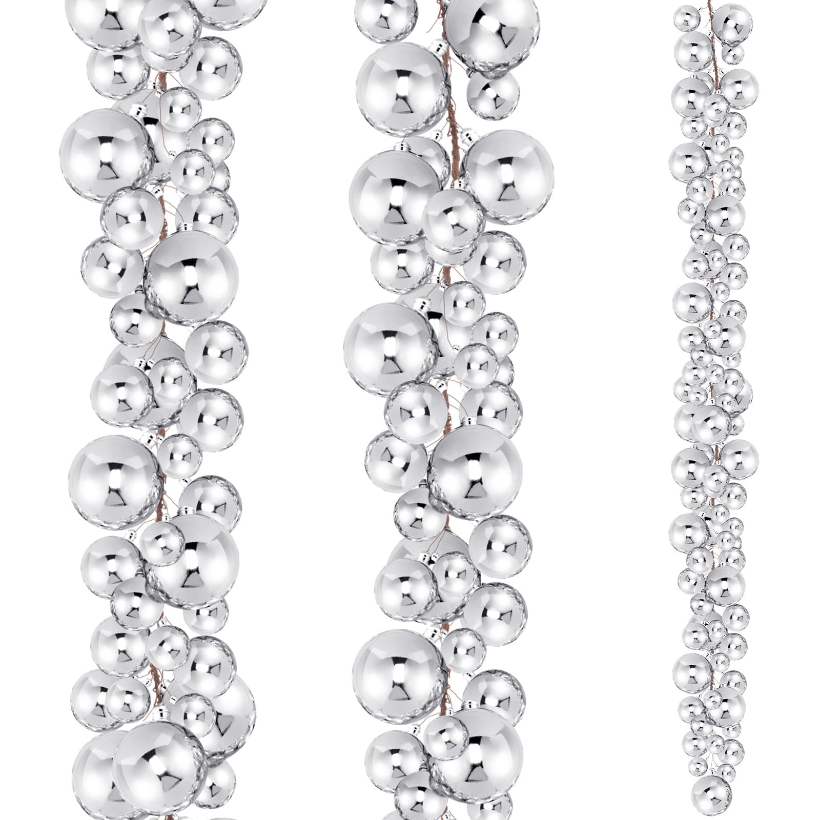 6FT Christmas Ball Ornament Garland