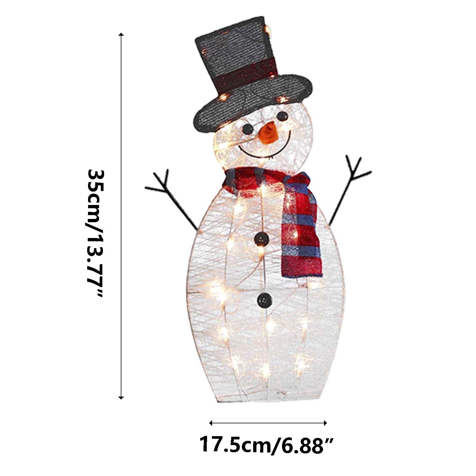 Light Up Snowman Family, Waterproof Christmas Decor