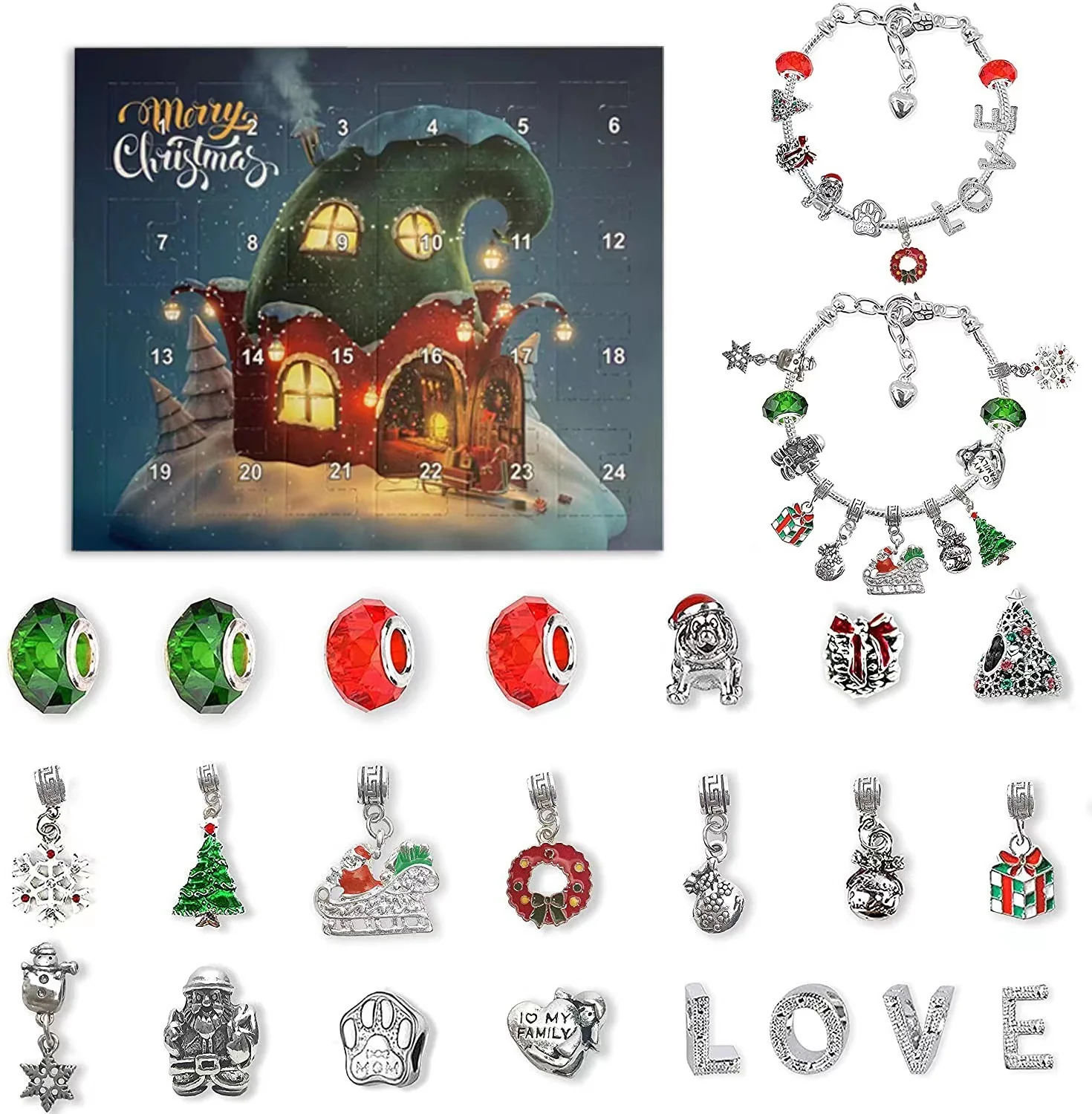 2025 Christmas Bracelet Advent Calendar