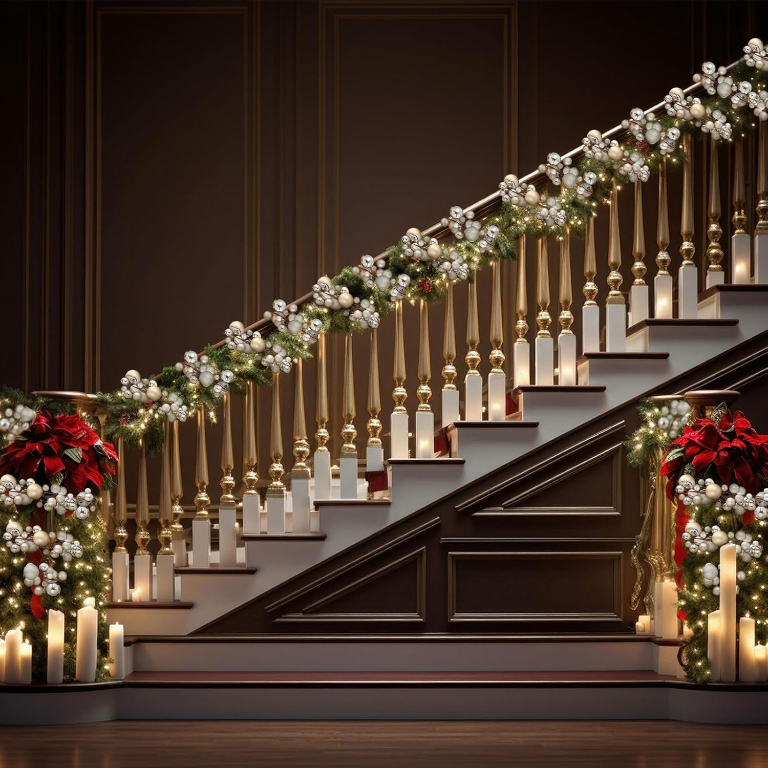 6FT Christmas Ball Ornament Garland