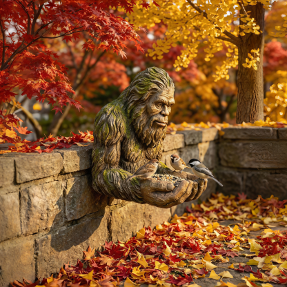 Forest Guardian Bird Feeder Sculpture
